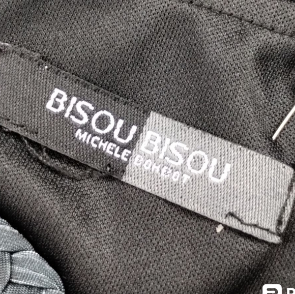 -606 Bisou Bisou Woman Black Charcoal Gray Ombre Long Maxi Sundress Plus Size 4 - Picture 8 of 9